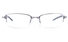 Vista First 9106 Stainless Steel Mens Square Semi-rimless Optical Glasses