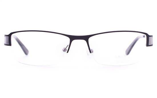 Vista First U3312 Stainless steel Mens&Womens Oval Semi-rimless Optical Glasses