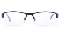 Vista First U3305 Stainless steel Mens Rectangle Semi-rimless Optical Glasses