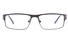 Vista First U1122 Stainless steel Mens Rectangle Full Rim Optical Glasses