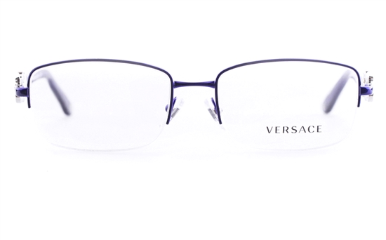 Versace VE1199 Stainless steel Womens Square Full Rim Optical Glasses