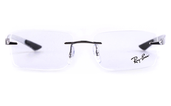 half frame glasses ray ban