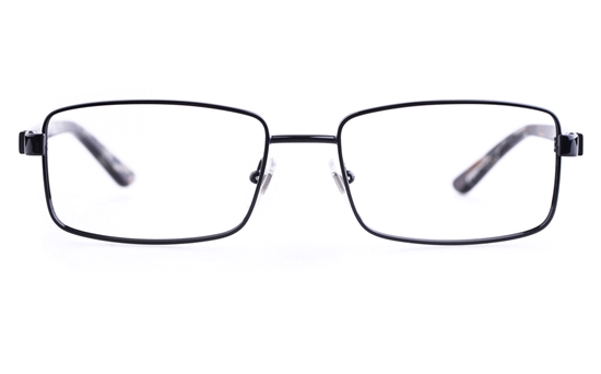 Versace VE1212 Stainless steel/Acetate Mens Square Full Rim Optical Glasses