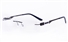 Vista First LT579-1 TITANIUM Mens&Womens Rectangle Rimless Optical Glasses