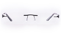 Vista First LT579-1 TITANIUM Mens&Womens Rectangle Rimless Optical Glasses
