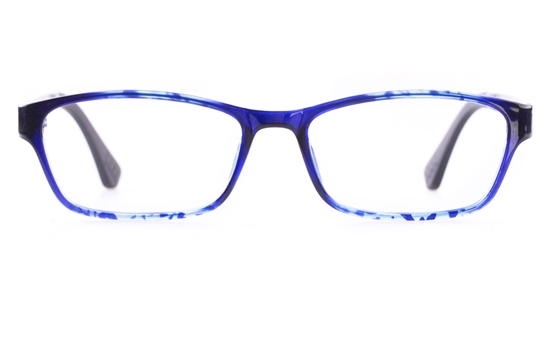 Poesia 7005 Mens&Womens Oval Full Rim Free Glasses sale As Is