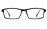 Poesia 7006 MATTE Mens&Womens Square Full Rim Optical Glasses