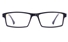 Poesia 7006 MATTE Mens&Womens Square Full Rim Free Glasses sale As Is