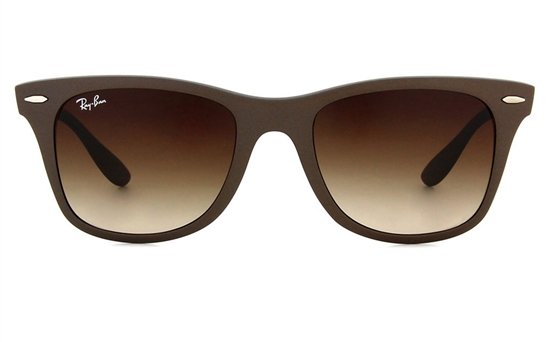 Ray Ban 0RB4195 LITEFORCE Acetate Mens Womens Full Rim Sunglasses Brown 603313