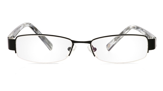 Vista First 1078 Stainless Steel/ZYL Half Rim Mens Optical Glasses