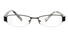 Vista First 1078 Stainless Steel/ZYL Half Rim Mens Optical Glasses