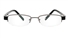 Vista First 1069 Stainless Steel/ZYL Half Rim Mens Optical Glasses
