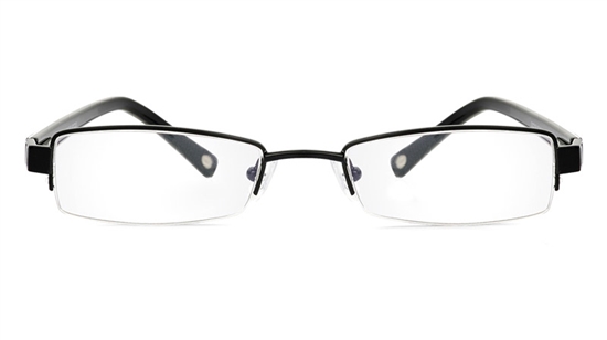 Vista First 1041 Stainless Steel/ZYL Half Rim Mens Optical Glasses