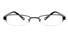 Vista First 1041 Stainless Steel/ZYL Half Rim Mens Optical Glasses