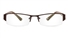 Vista First 1066 Stainless Steel/ZYL Half Rim Mens Optical Glasses