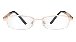 Vista First 1040 Aluminum Half Rim Mens Optical Glasses for Classic,Party,Sport,Nose Pads Bifocals
