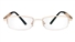 Vista First 1040 Aluminum Half Rim Mens Optical Glasses