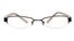 Vista First 1087 Stainless Steel/ZYL Mens&Womens Half Rim Optical Glasses