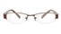 Vista First 1078 Stainless Steel/ZYL Half Rim Mens Optical Glasses