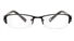 Vista First 1067 Stainless Steel/ZYL Half Rim Mens Optical Glasses