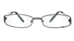 Vista First 1070 Stainless Steel/ZYL Half Rim Womens Optical Glasses