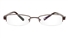 Vista First 1041 Stainless Steel/ZYL Half Rim Mens Optical Glasses