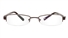 Vista First 1041 Stainless Steel/ZYL Half Rim Mens Optical Glasses