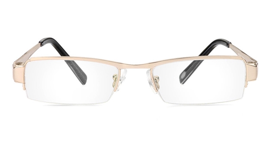 Vista First 1052 Stainless Steel/ZYL Mens&Womens Half Rim Optical Glasses
