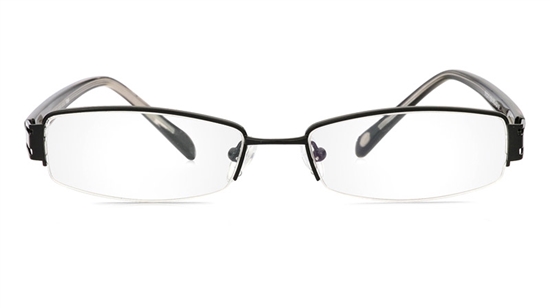 Vista First 1086 Stainless Steel/ZYL Mens&Womens Half Rim Optical Glasses