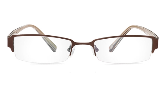 Vista First 1053 Stainless Steel/ZYL Mens&Womens Half Rim Optical Glasses