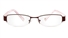 Vista First 1078 Stainless Steel/ZYL Half Rim Mens Optical Glasses