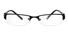 Vista First 1060 Stainless Steel/ZYL Half Rim Womens Optical Glasses