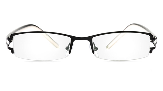 Vista First 1062 Stainless Steel/ZYL Mens&Womens Half Rim Optical Glasses