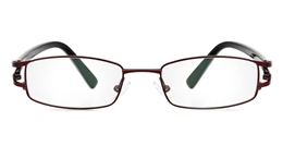 Vista First 1045 Stainless Steel/ZYL Full Rim Womens Optical Glasses for Fashion,Nose Pads Bifocals