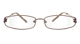 Vista First 1091 Stainless Steel/ZYL Half Rim Womens Optical Glasses