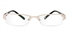 Vista First 1060 Stainless Steel/ZYL Half Rim Womens Optical Glasses