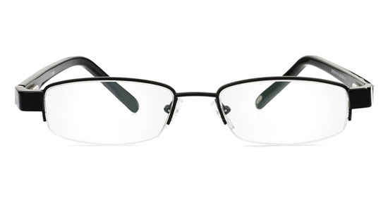 Vista First 1069 Stainless Steel/ZYL Half Rim Mens Optical Glasses