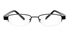 Vista First 1069 Stainless Steel/ZYL Half Rim Mens Optical Glasses