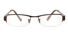 Vista First 1052 Stainless Steel/ZYL Mens&Womens Half Rim Optical Glasses