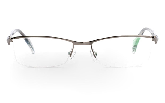 OD-043 Stainless Steel/ZYL Mens&Womens Half Rim Optical Glasses OD-043 Stainless Steel/ZYL Mens&Womens Half Rim Optical Glasses