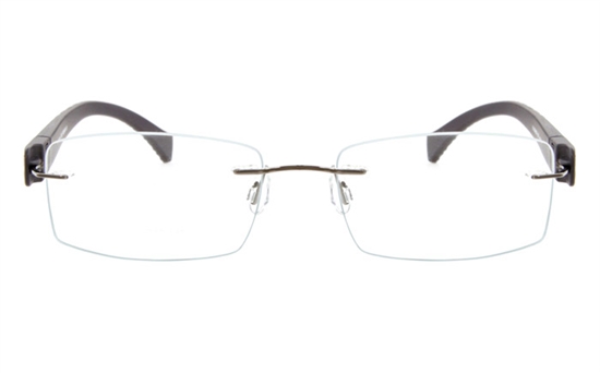 Vista First 5022 Stainless Steel Mens&Womens Rimless Optical Glasses