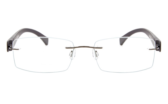 Vista First Stainless Steel Mens&Womens Rimless Optical Glasses