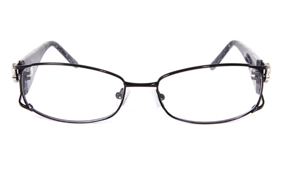 Vista First 8802 Stainless Steel/ZYL Full Rim Womens Optical Glasses