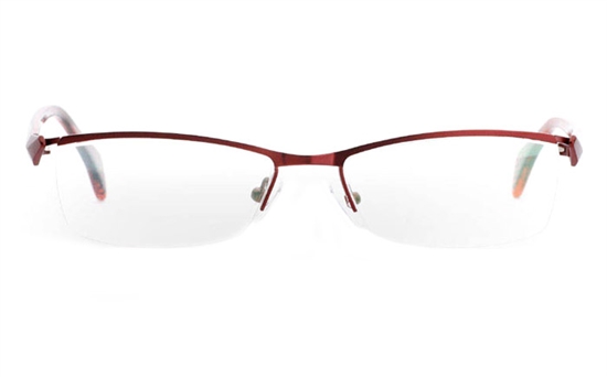 OD-043 Stainless Steel/ZYL Mens&Womens Half Rim Optical Glasses
