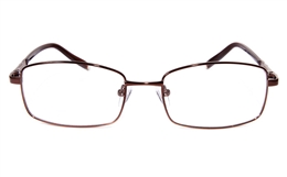 Poesia eso6609 Stainless Steel Mens Womens Full Rim Optical Glasses for Classic,Party,Sport,Nose Pads Bifocals