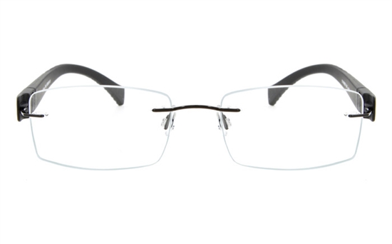 Vista First 5022 Stainless Steel Mens&Womens Rimless Optical Glasses