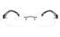 Vista First 5022 Stainless Steel Mens&Womens Rimless Optical Glasses