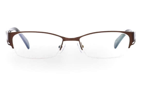 OD-039 Stainless Steel/ZYL Mens&Womens Half Rim Optical Glasses