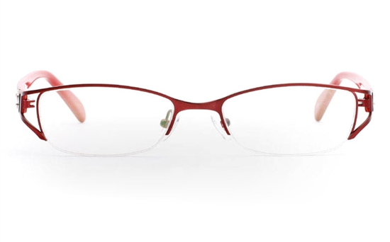 OD-050 Stainless Steel/ZYL Half Rim Womens Optical Glasses
