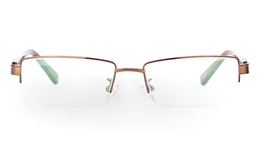 9871 Monel Half Rim Mens Optical Glasses for Fashion,Classic,Party,Sport,Nose Pads Bifocals